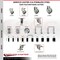 Service Caster 3.5 Inch 316SS Gray Poly Swivel 1-1/8 Inch Expanding Stem Caster Lock Brake SCC SCC-SS316TTLEX20S3514-PPUB-118 - alternate 4